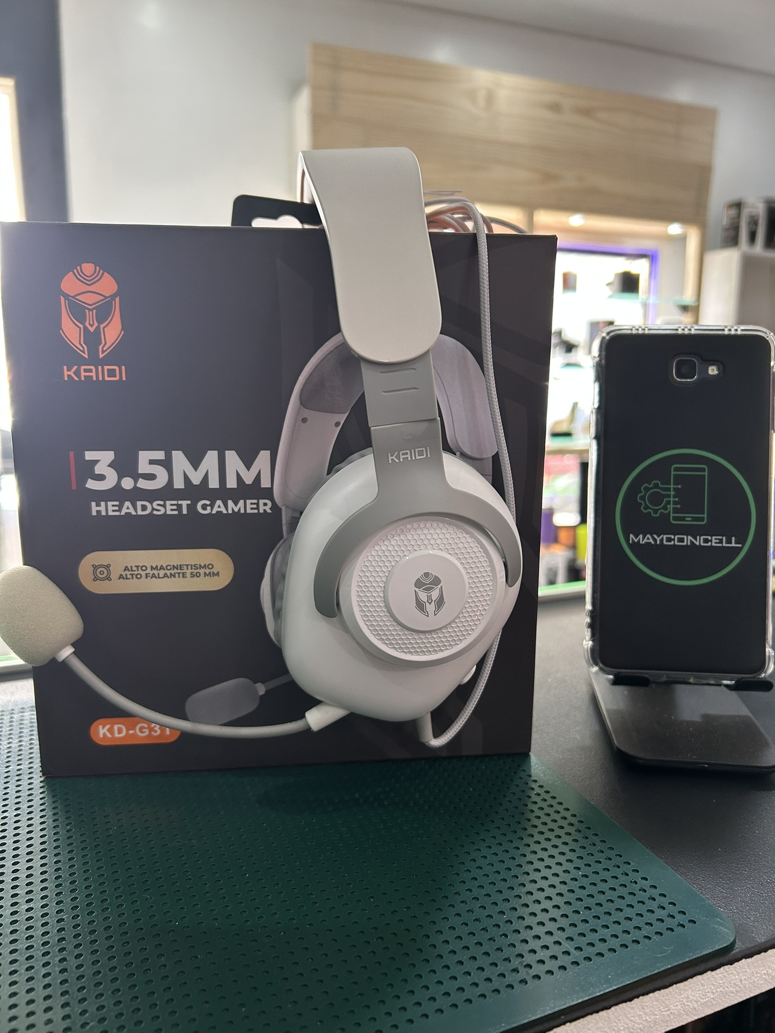 FONE COM FIO HEADSET - Imagem 1