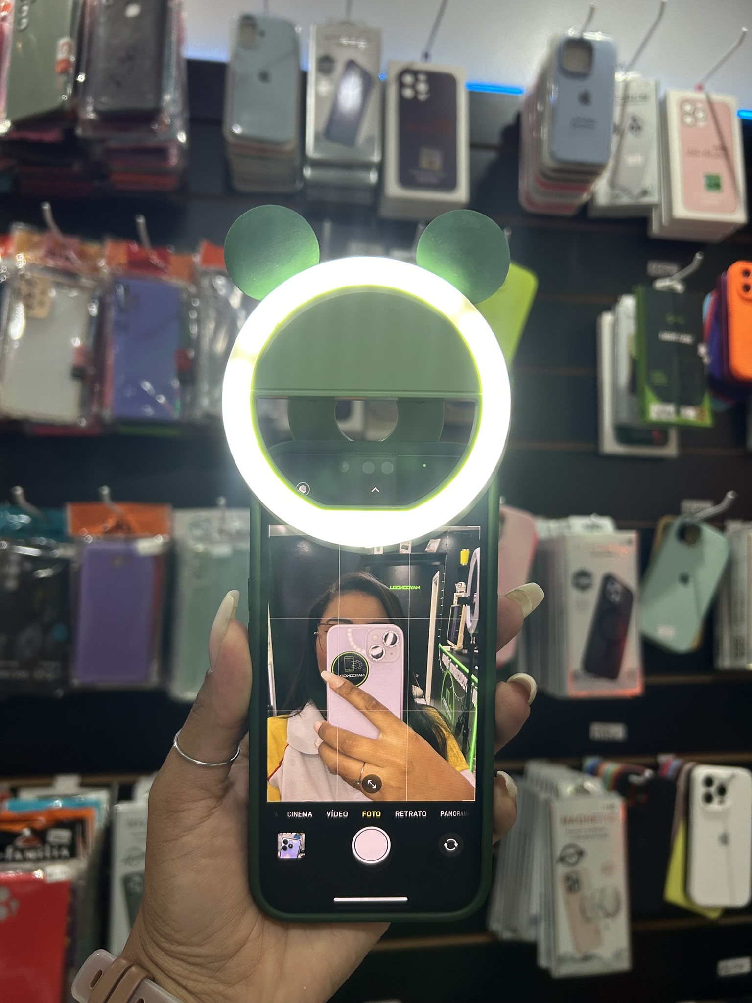 RING LIGHT PARA CELULAR - Imagem 1