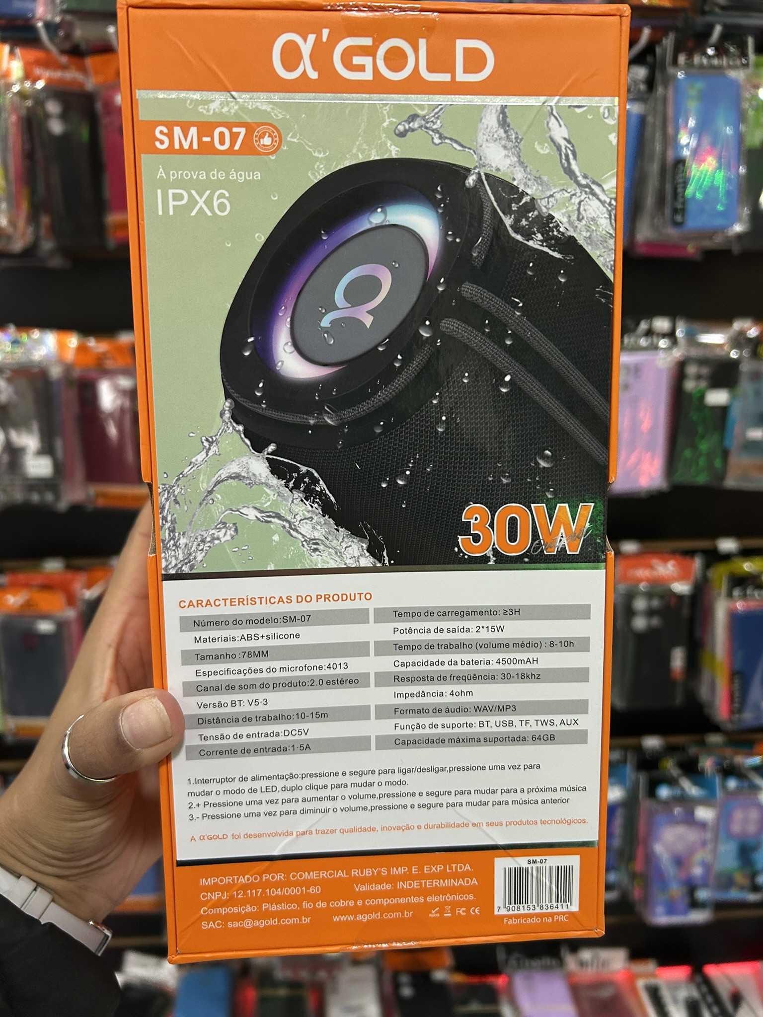 CAIXA DE SOM A'GOLD - Imagem 1